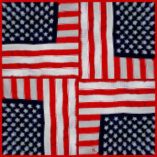 American Flag (4) / 2001 - Satoshi Kinoshita